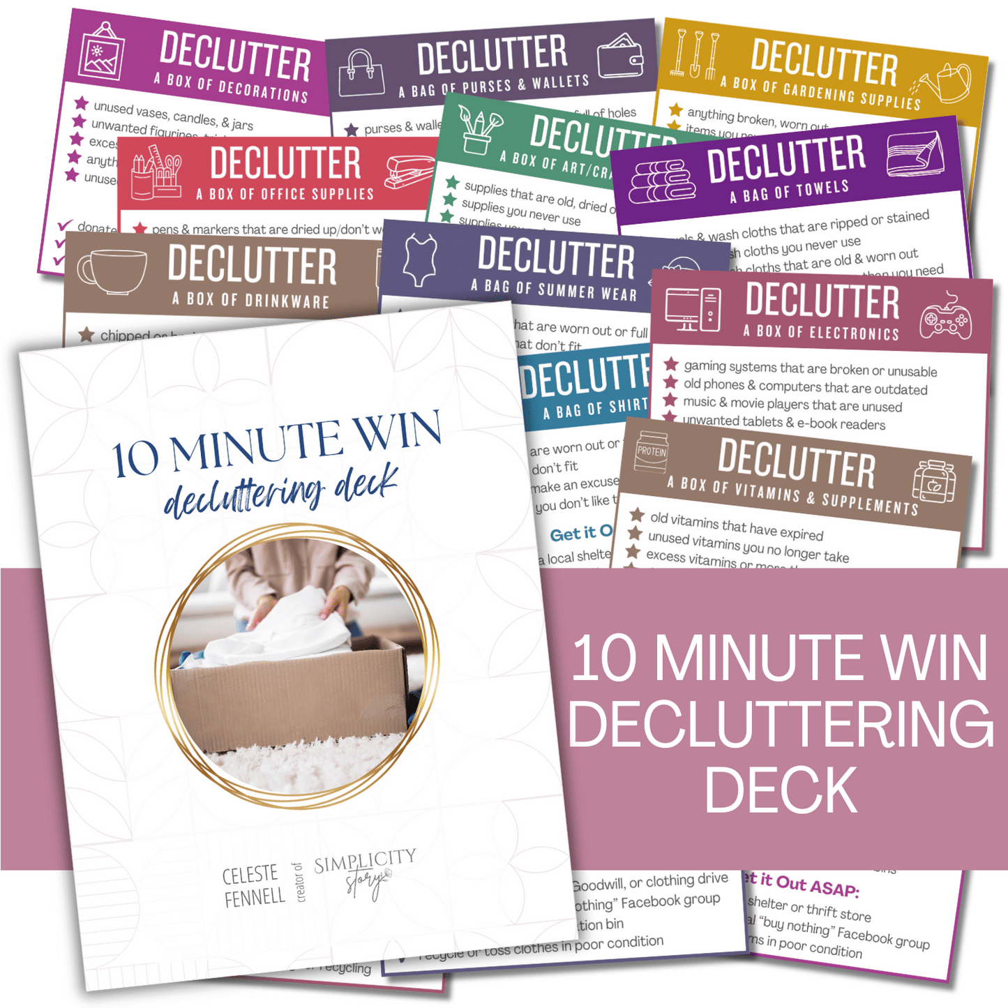 10 Minute Win Decluttering Deck