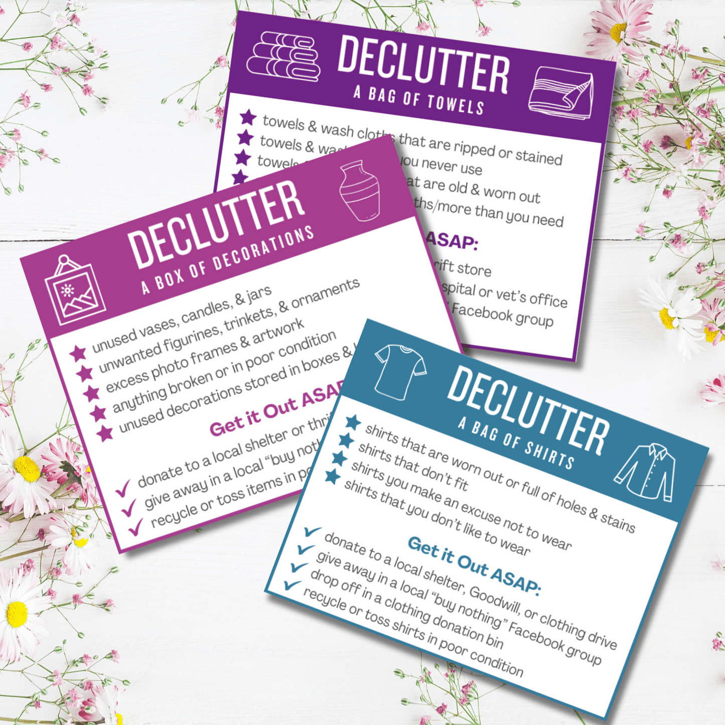 10 Minute Win Decluttering Deck