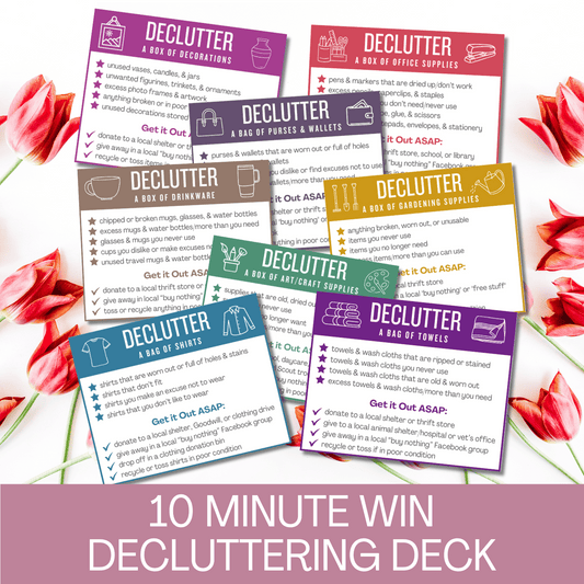 10 Minute Win Decluttering Deck