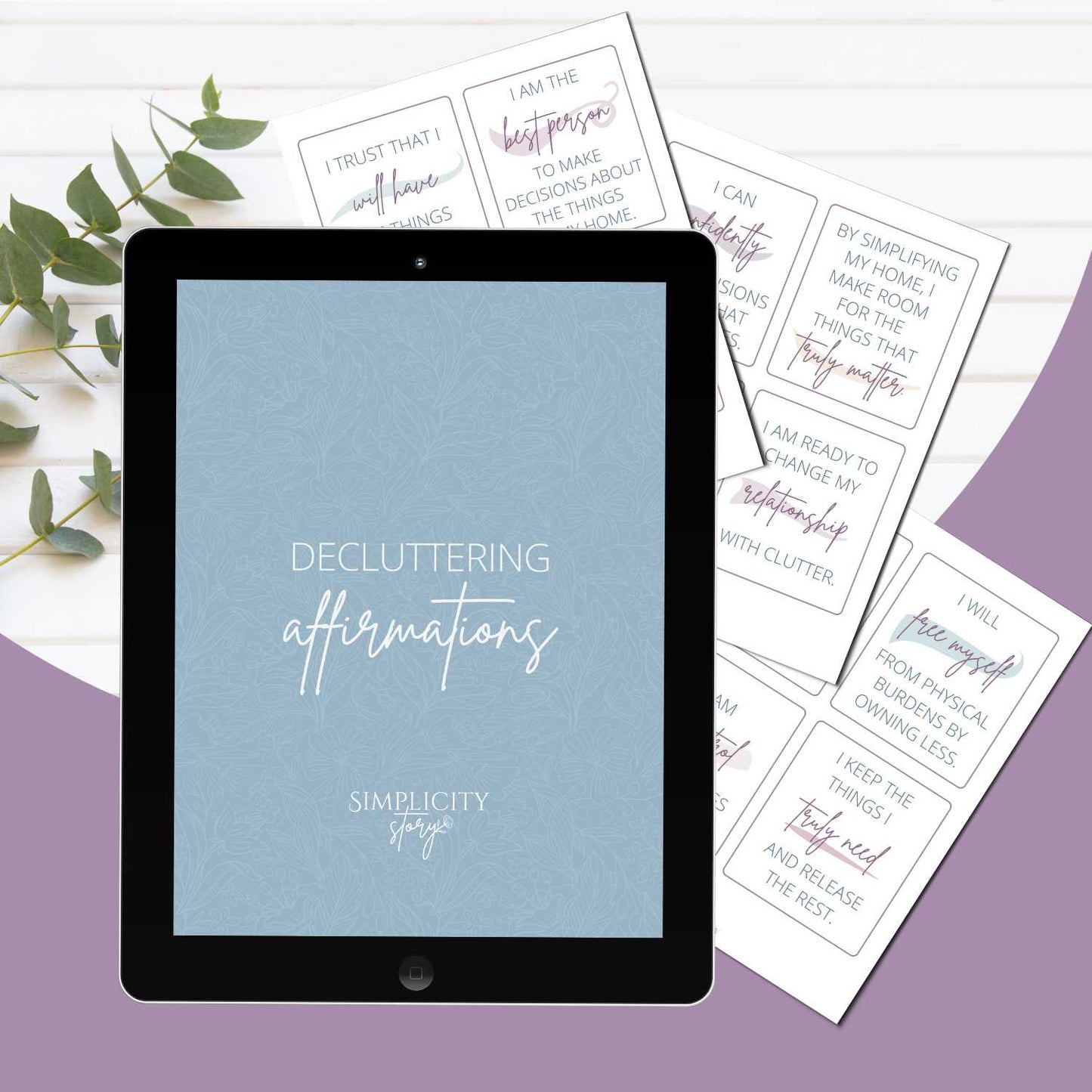 Decluttering Affirmations