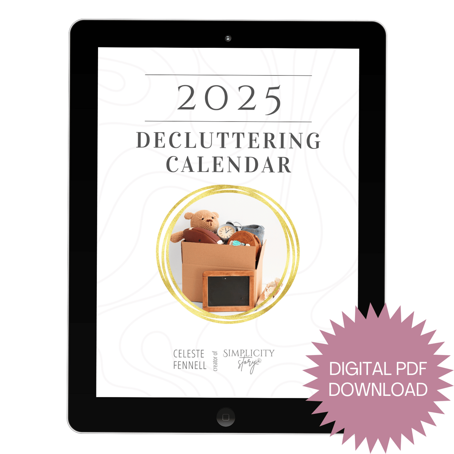 2025 Decluttering Calendar