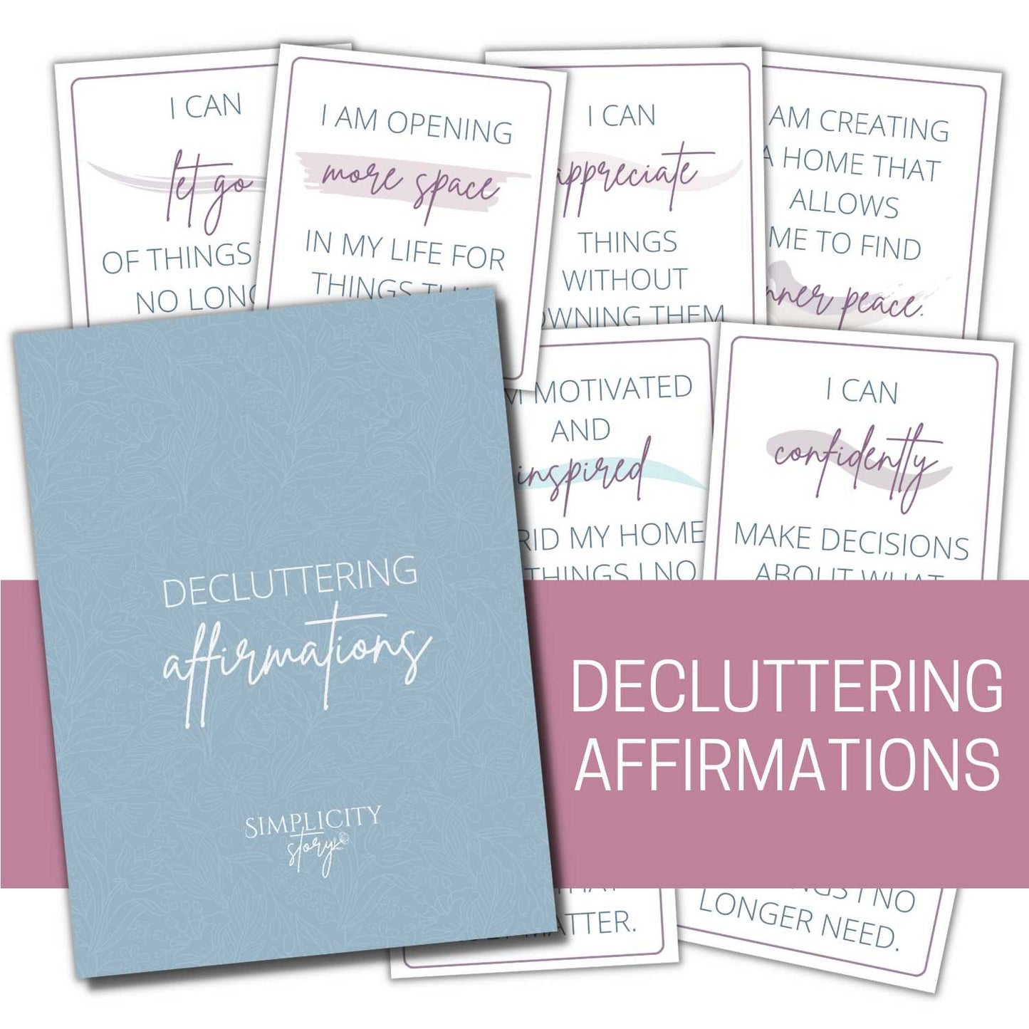 Decluttering Cards & Affirmations Bundle Deal