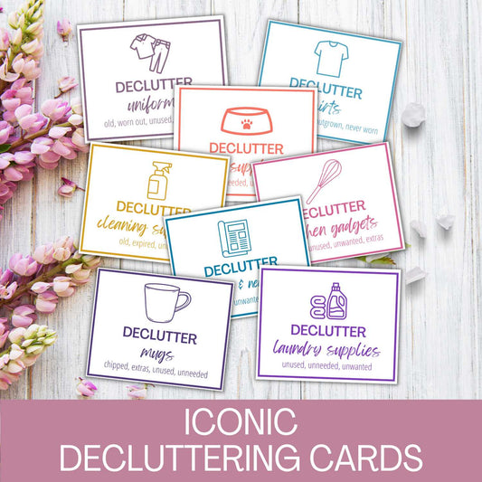 Iconic Decluttering Cards