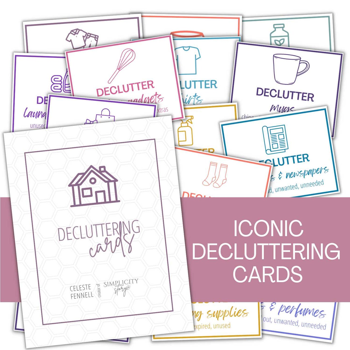 Iconic Decluttering Cards